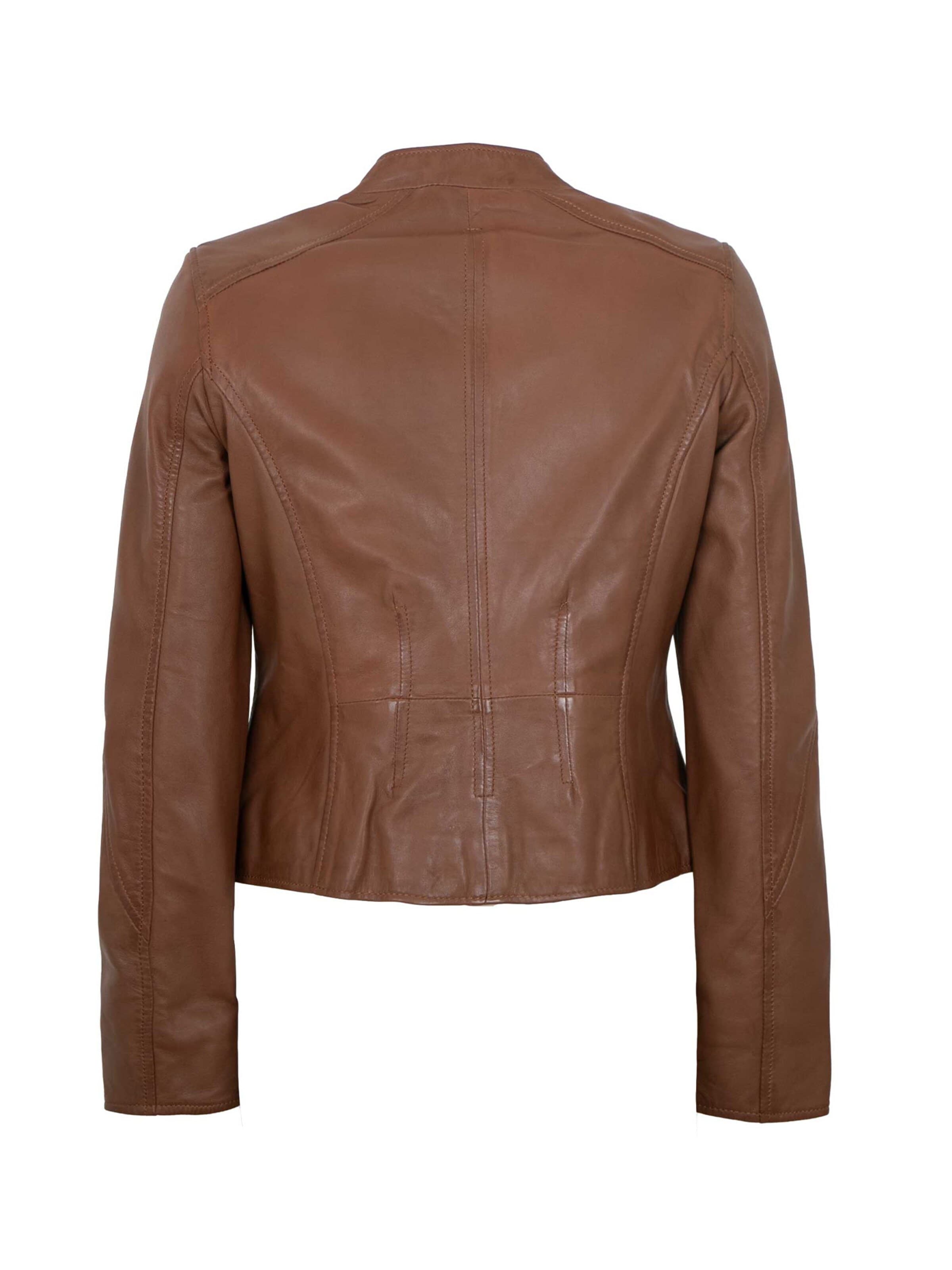 Jilani Between-Season Jacket 'Fulya' in Brown