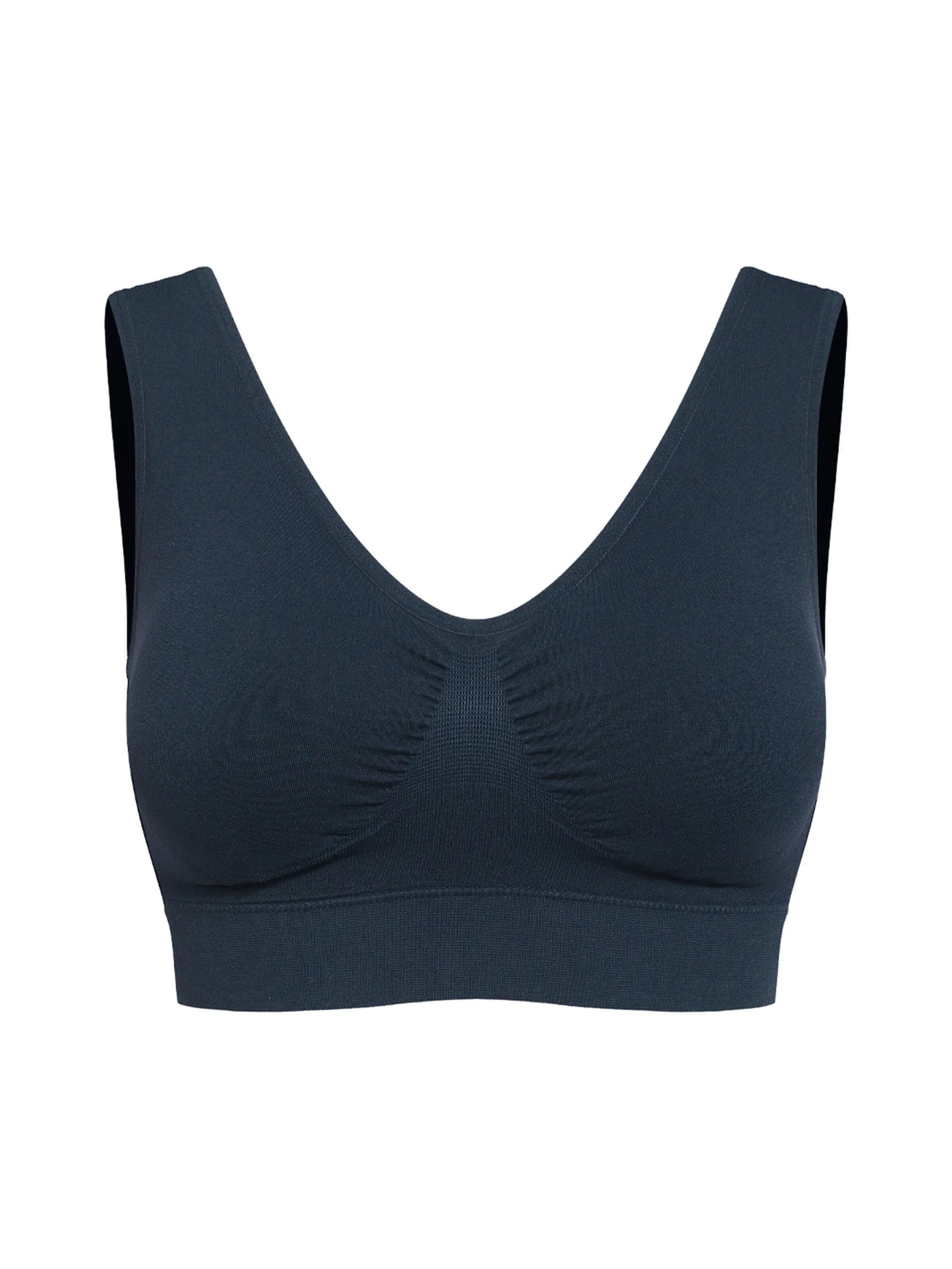 cfab - Bustier Sujetador 'Comfy Bra' en azul: frente