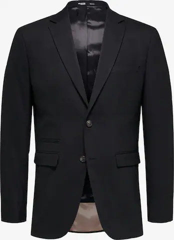 juoda SELECTED Priglundantis modelis Klasikinis švarkas 'Neil': priekis