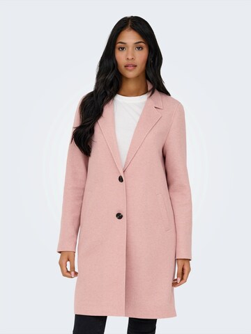 ONLY Ανοιξιάτικο και φθινοπωρινό παλτό 'ONLSEDONA' σε ροζ: μπροστά