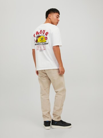 JACK & JONES T-Shirt 'Taco' in Weiß