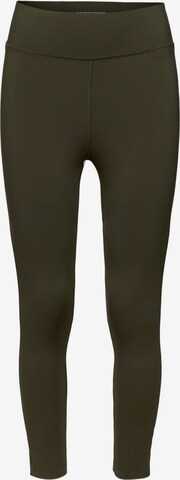 Skinny Pantalon de sport ESPRIT en vert : devant