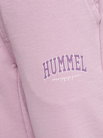 Hummel Tapered Pants in Purple