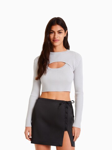 Bershka Skirt in Black: front