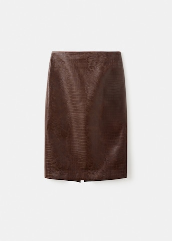 MANGO Skirt in Brown