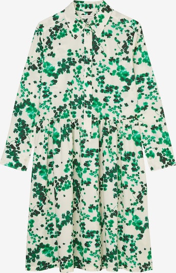 Marc O'Polo Robe-chemise en vert / blanc naturel, Vue avec produit