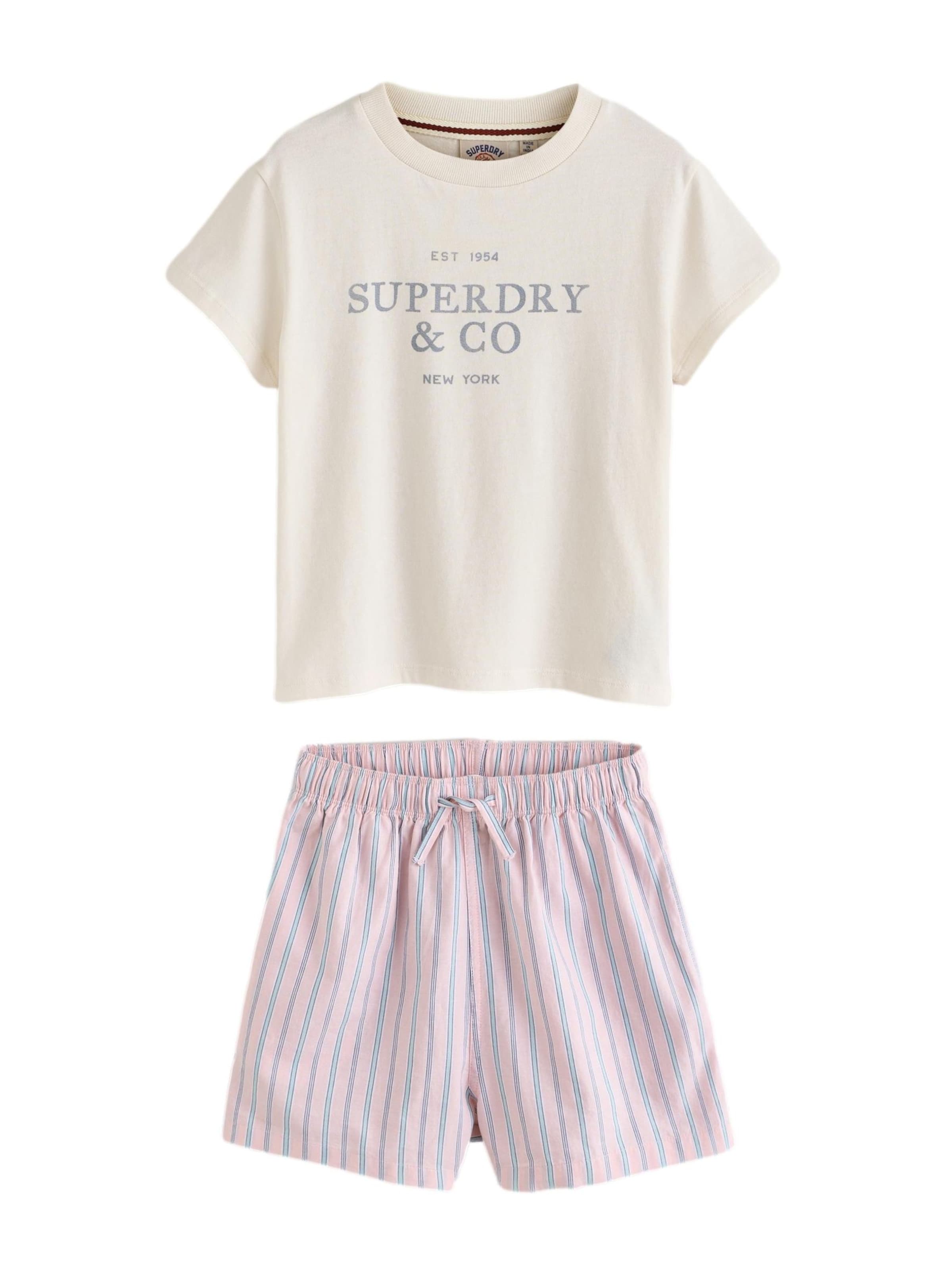 Superdry & Co Set in White: front