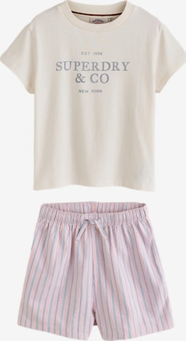 Superdry & Co Set in White: front