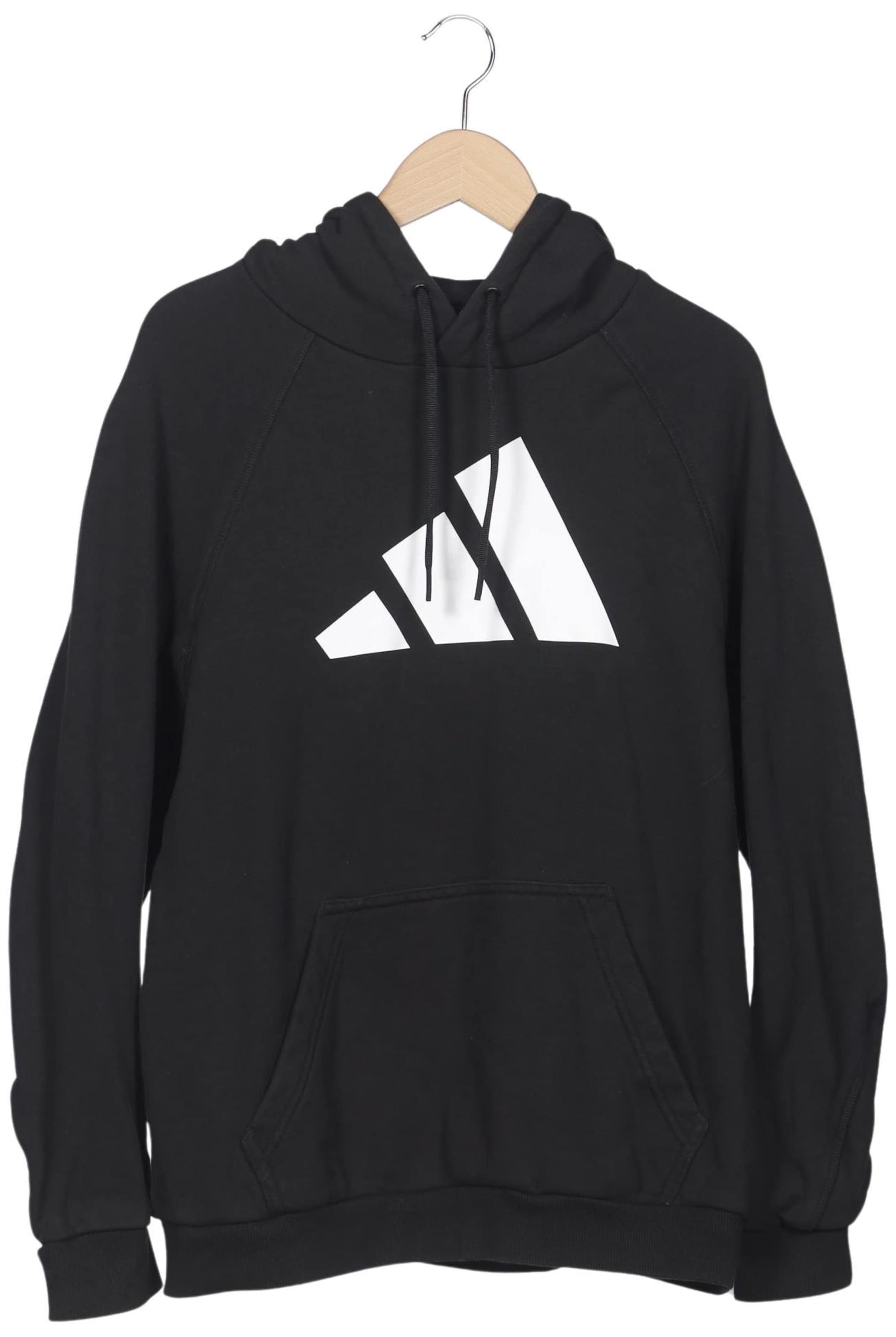 ADIDAS PERFORMANCE Sweatshirt & Zip-Up Hoodie in L in Black: front