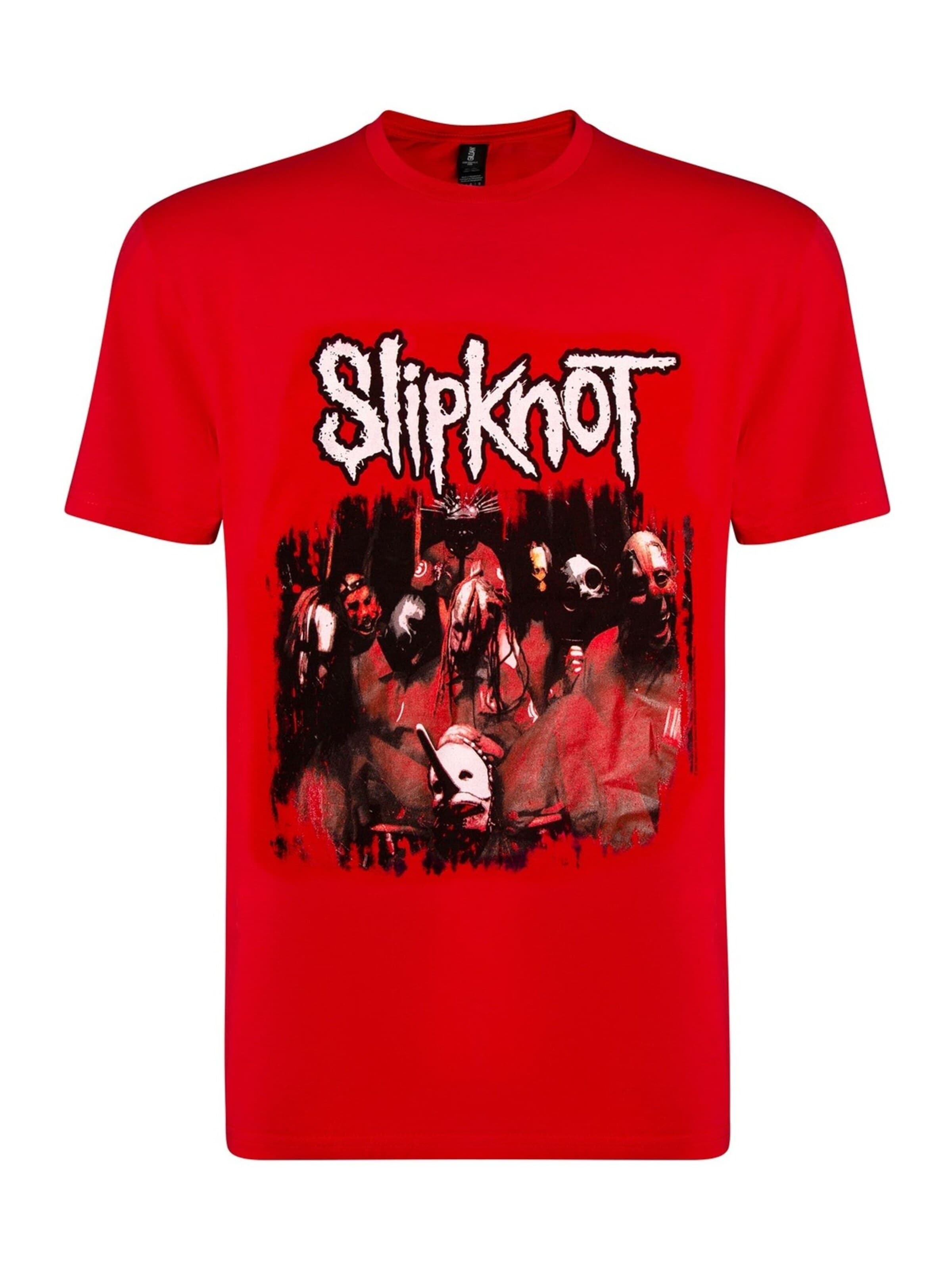 SLIPKNOT Shirt 'Slipknot JudgePhoto T-Shirt' in Red: front