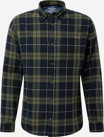 JACK & JONES Button Up Shirt 'WILLY' in Green: front