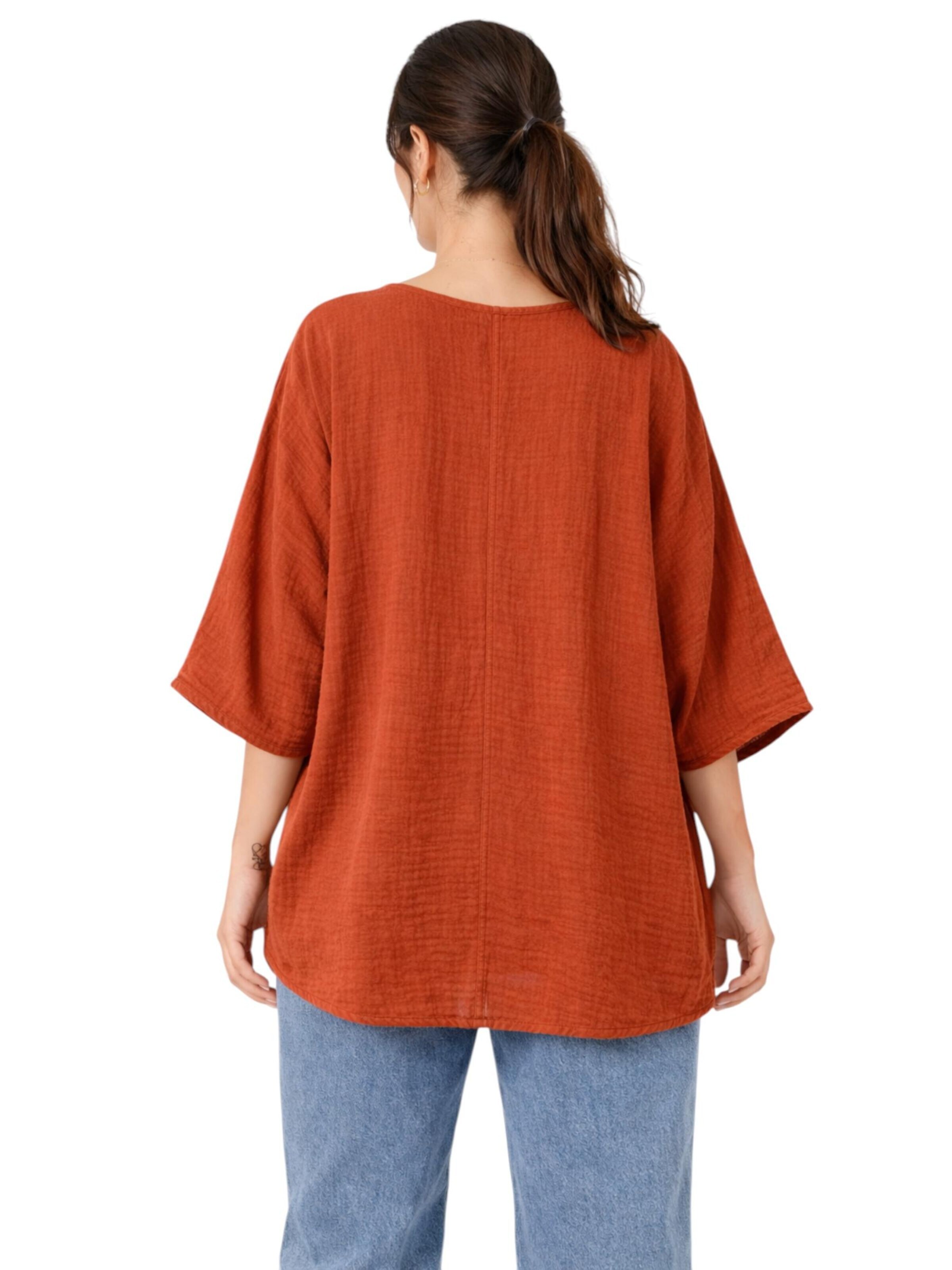 WENOR - Blusa 'MUSALI' en rojo