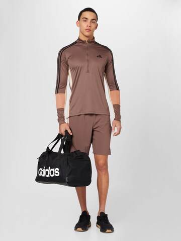 T-Shirt fonctionnel ADIDAS PERFORMANCE en marron