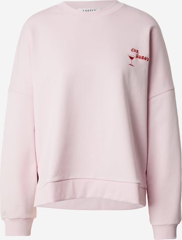 Sweat-shirt 'Natacha' EDITED en rose : devant