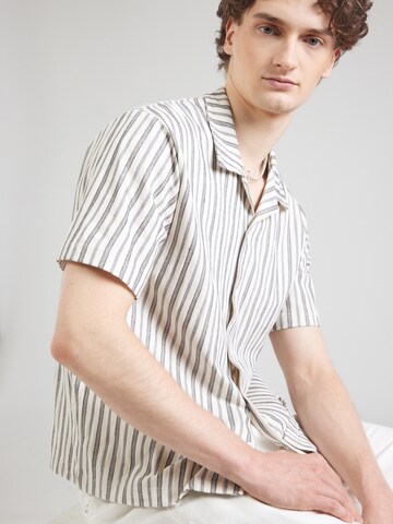 Jack & Jones Premium Regularny krój Koszula 'JPRBLULEO' w kolorze biały