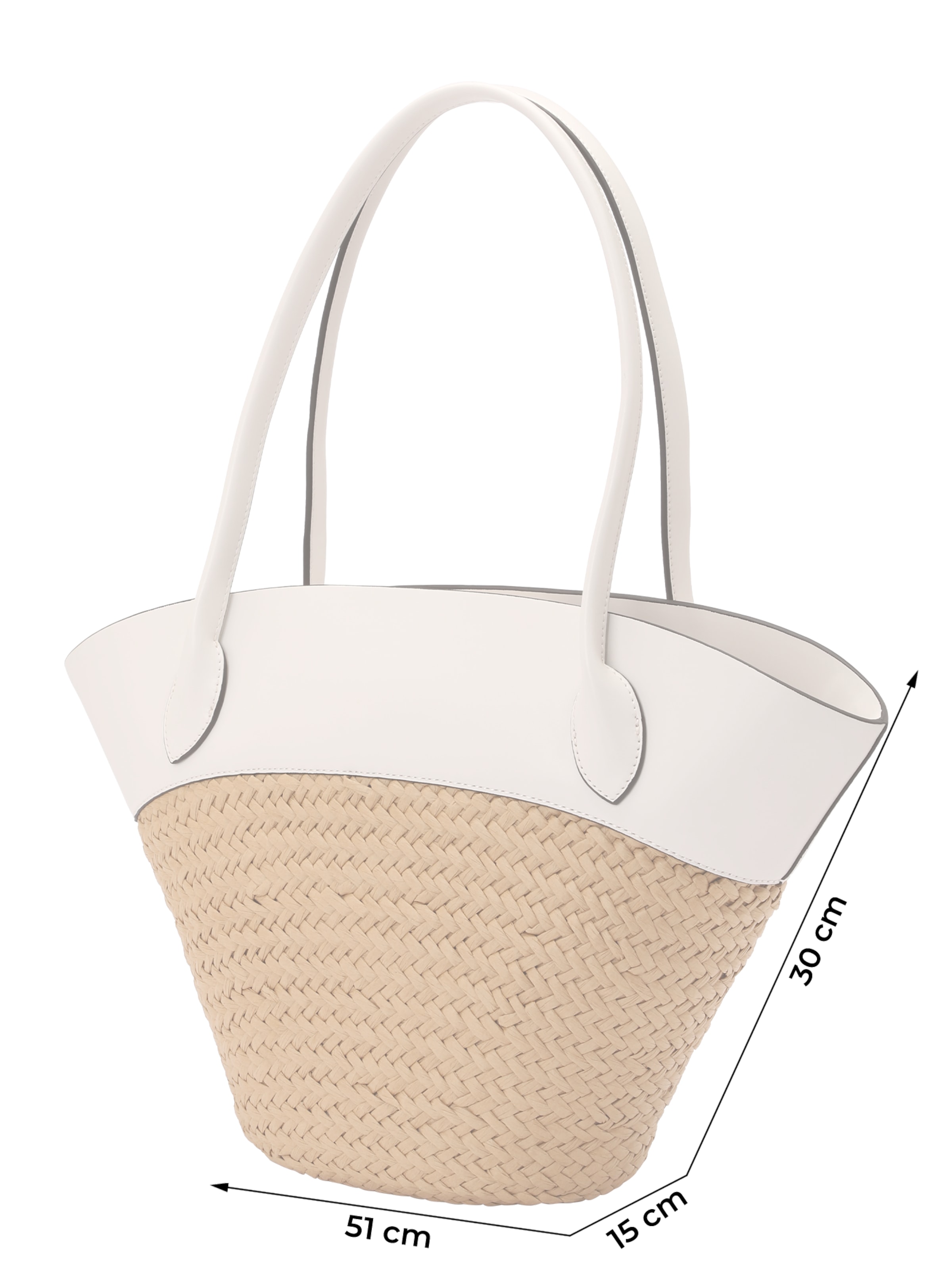 GUESS Nákupní taška 'VENERE LARGE TOTE' – bílá