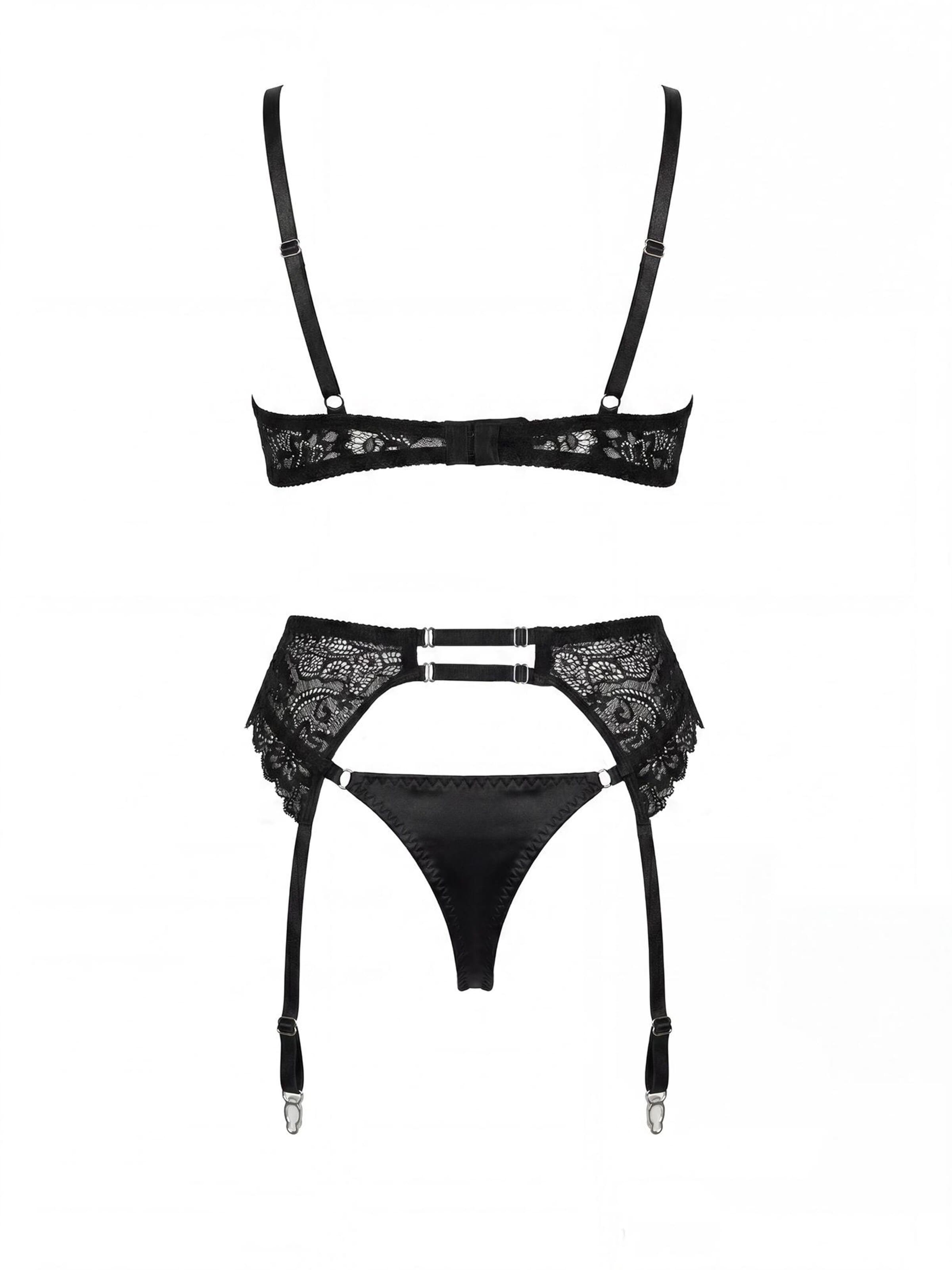 SpaLeXLine Balconette Underwear Sets 'SX1051' in Black