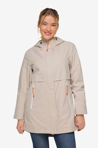 Veste fonctionnelle LAURASØN en beige : devant