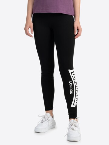 Skinny Leggings 'Merridge' LONSDALE en noir : devant