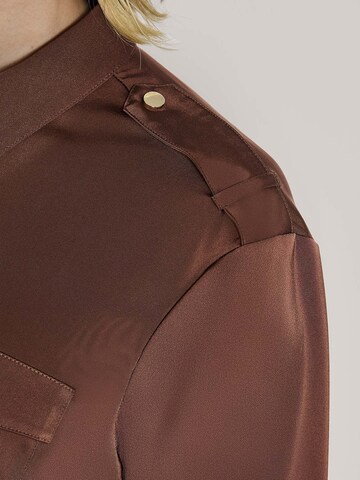 Chemisier MADELEINE en marron