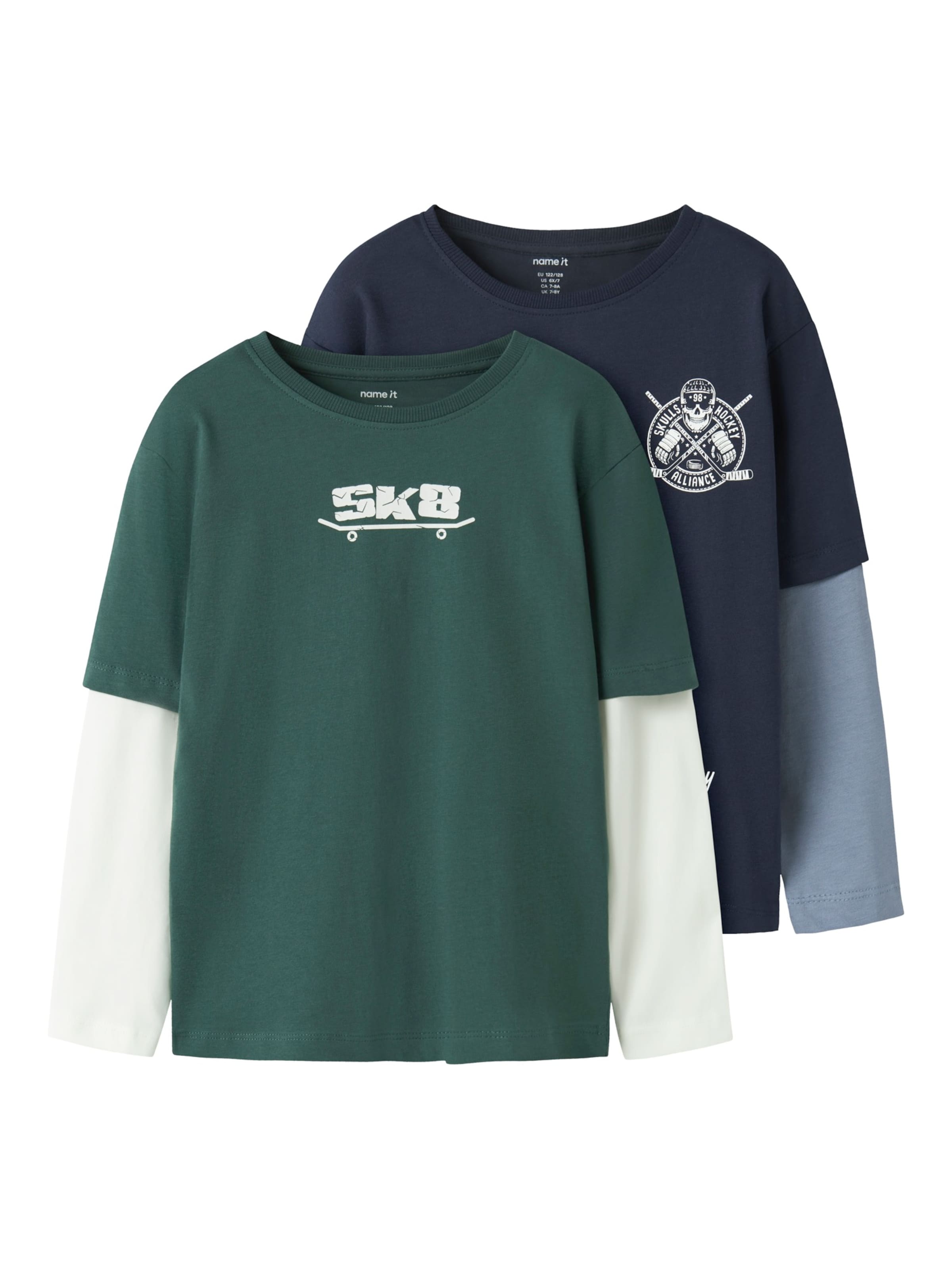 NAME IT Koszulka 'NKMVARTO' w kolorze niebieski: przód