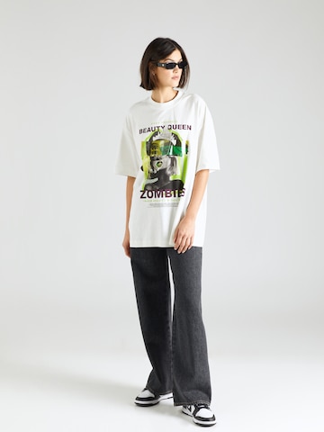 HUGO - Camiseta talla grande 'Dargex' en blanco