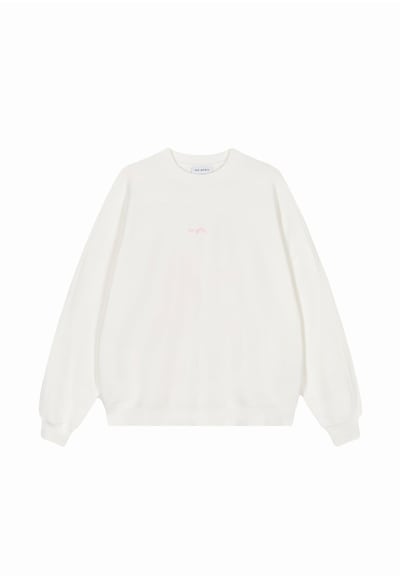 OH APRIL Sweatshirt 'Hot Summer Menu' in Light pink / Blood red / Pearl white, Item view