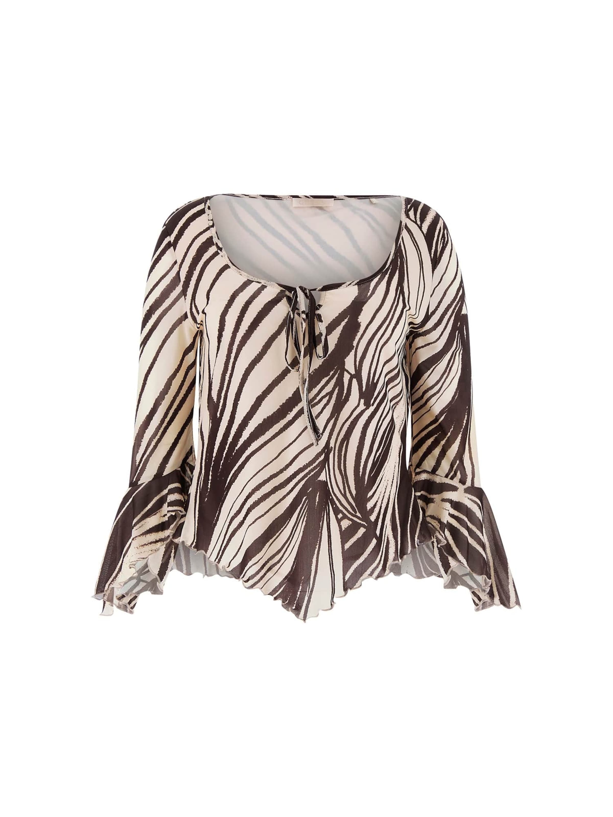 GUESS Blouse 'Zebra' in Beige: front