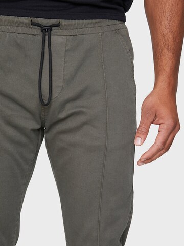 Threadbare Tapered Trousers 'Metro' in Green