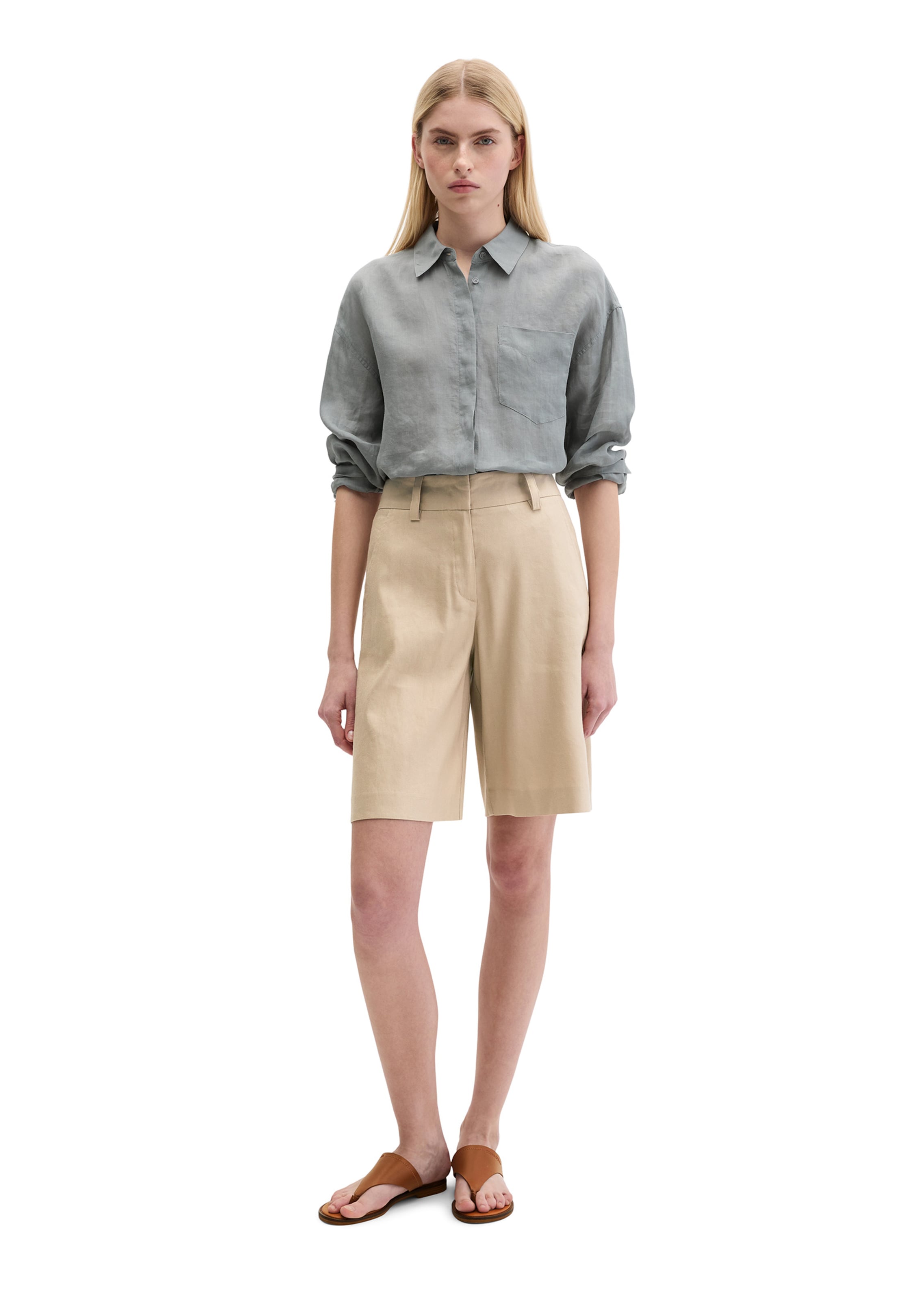 Loosefit Pantalon chino Marc O'Polo en beige