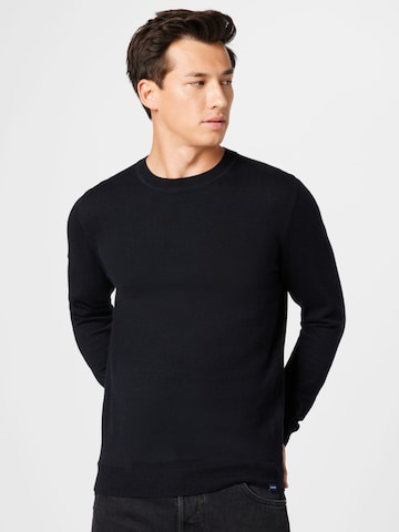 Superdry Sweater in Black: front