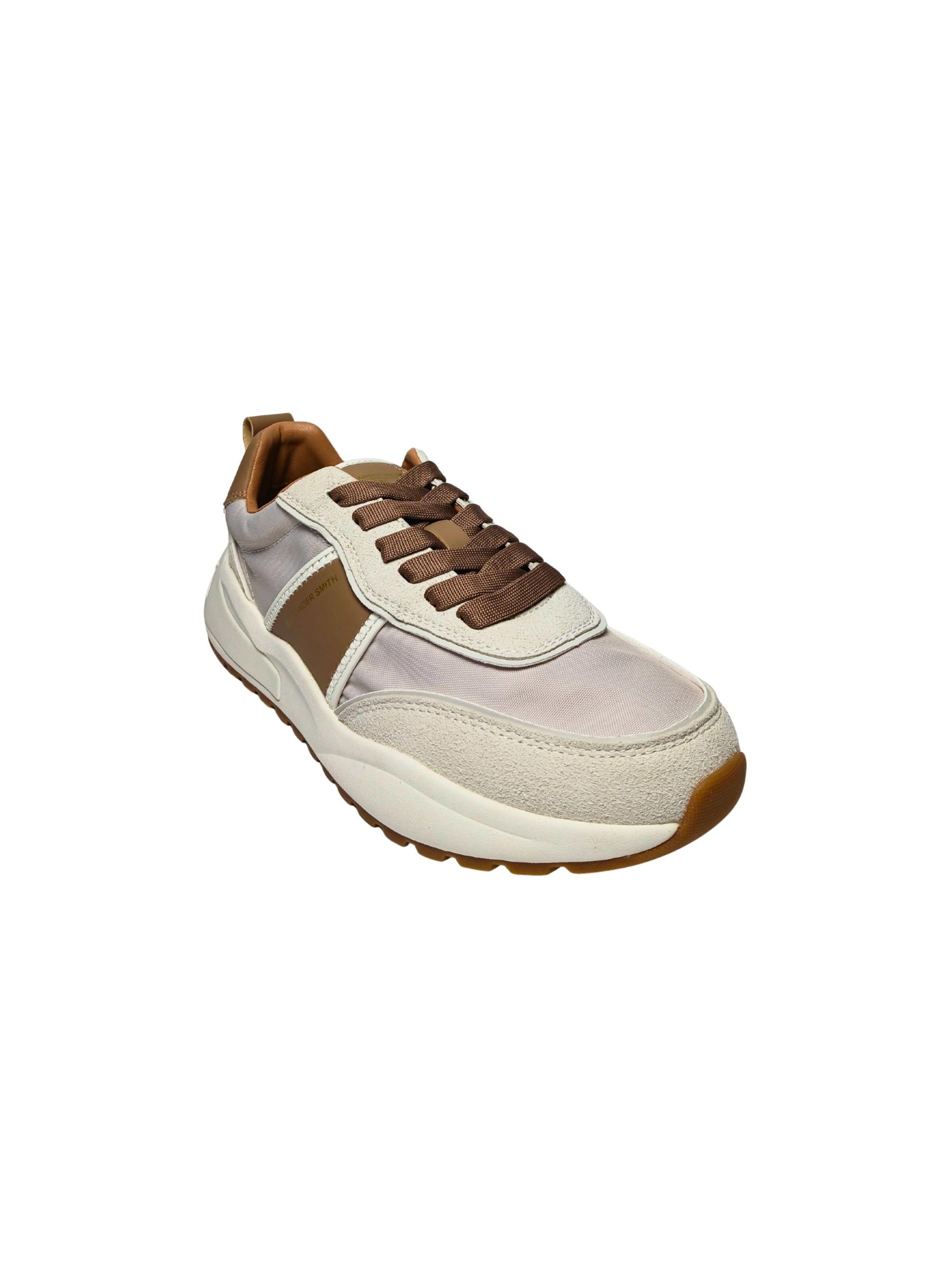 Alexander Smith Platform trainers in White