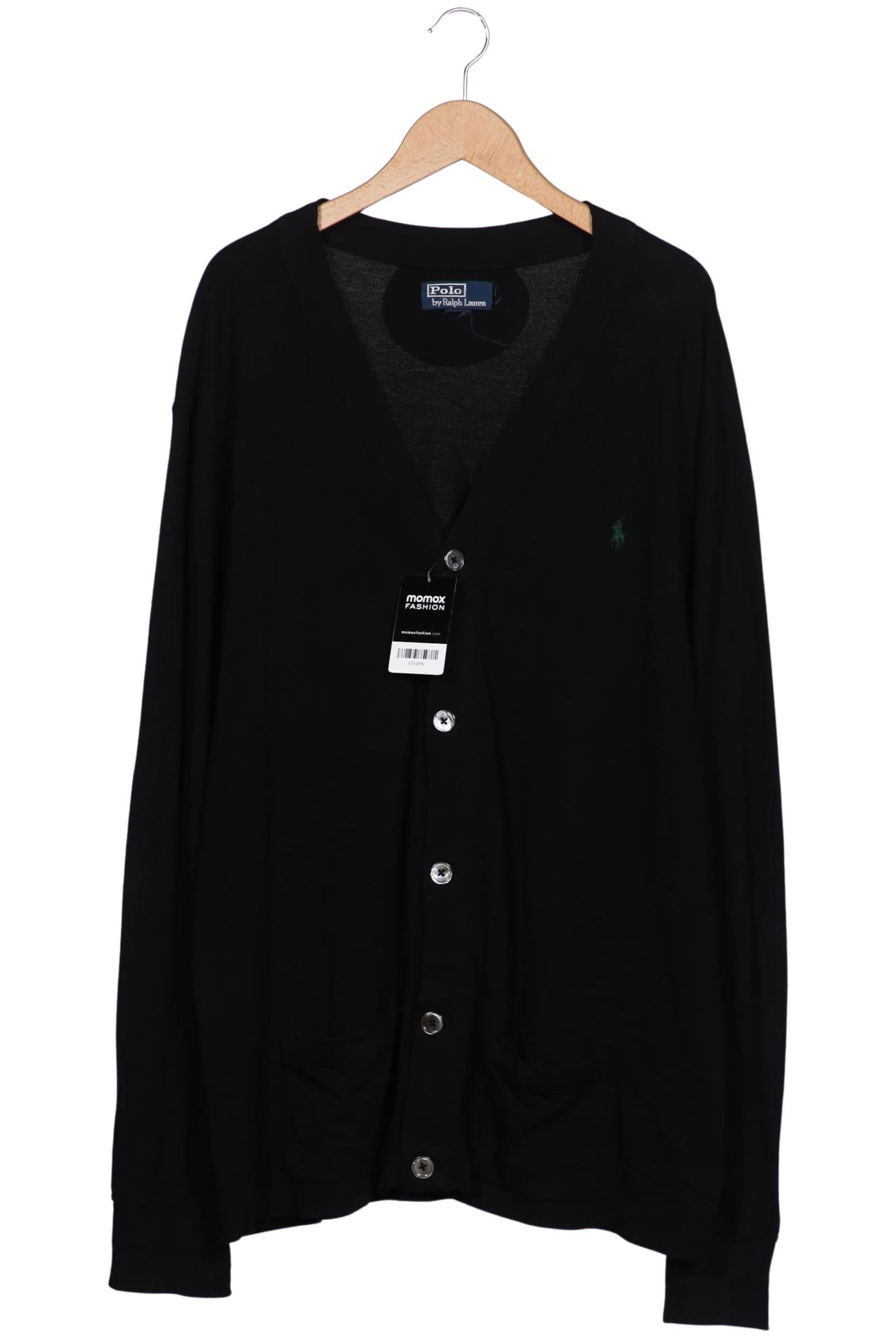 Polo Ralph Lauren Strickjacke 6XL in Schwarz: Vorderseite