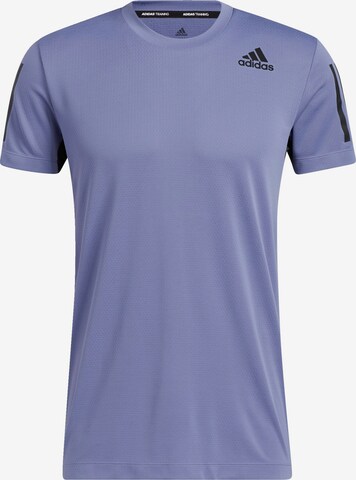 T-Shirt fonctionnel ADIDAS SPORTSWEAR en violet : devant