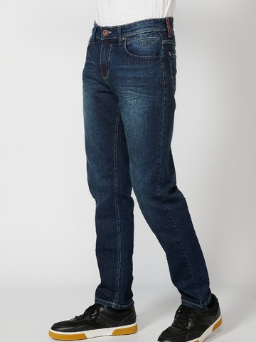 KOROSHI Regular Jeans in Blau