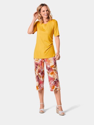 Goldner Wide leg Pants 'Louisa' in Mixed colors