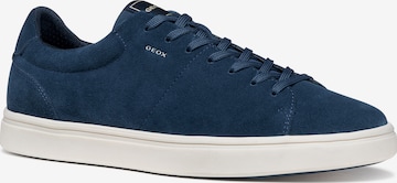 Baskets basses GEOX en bleu : devant