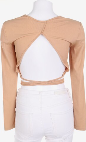 SheIn Cropped Shirt XS in Beige: predná strana