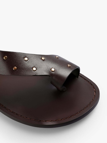 Scalpers Atenas Studs Sandal ' ' in Braun