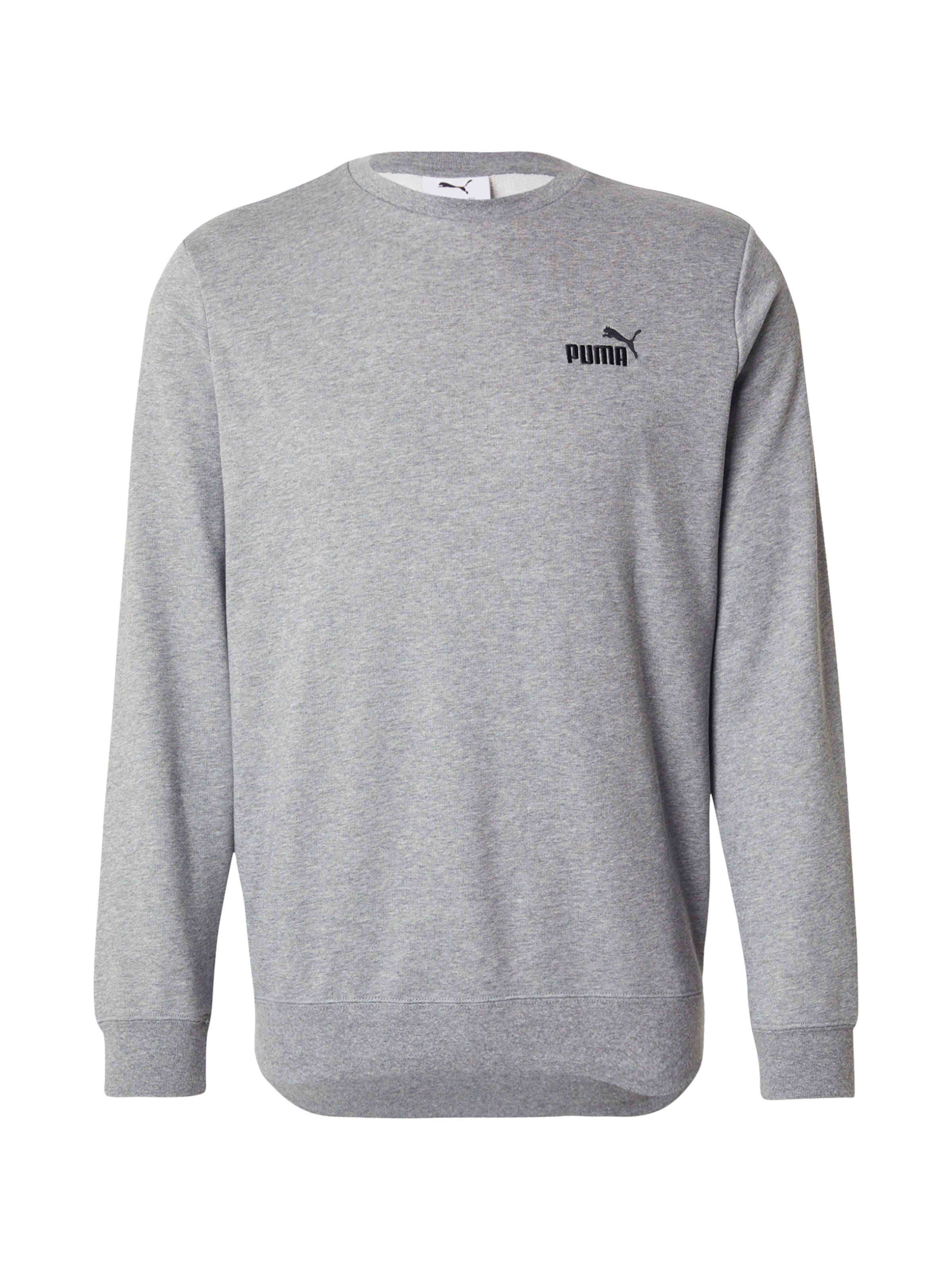 PUMA Spordidressipluusid 'Essentials No. 1', värv hall: eest vaates