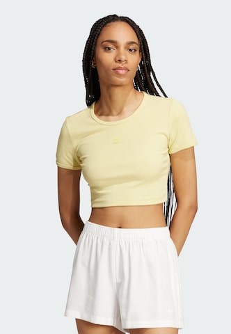 ADIDAS ORIGINALS - Camiseta 'Essentials' en amarillo: frente