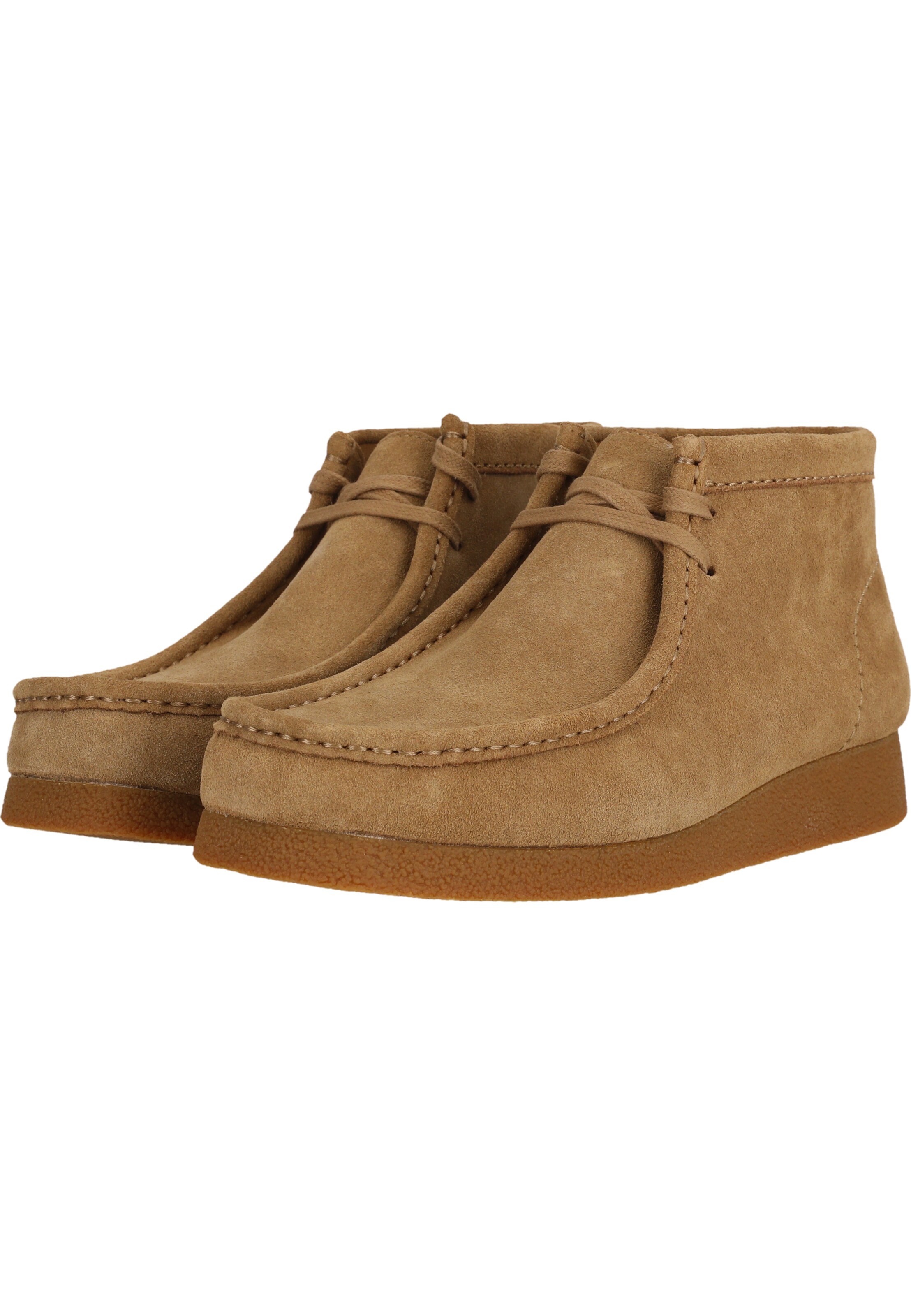 CLARKS Schnürschuhe 'Wallabee' in Braun