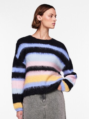 PIECES Pullover 'DICA' i blandingsfarvet: forside