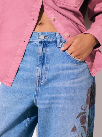 Next Wide leg Jeans in Blauw