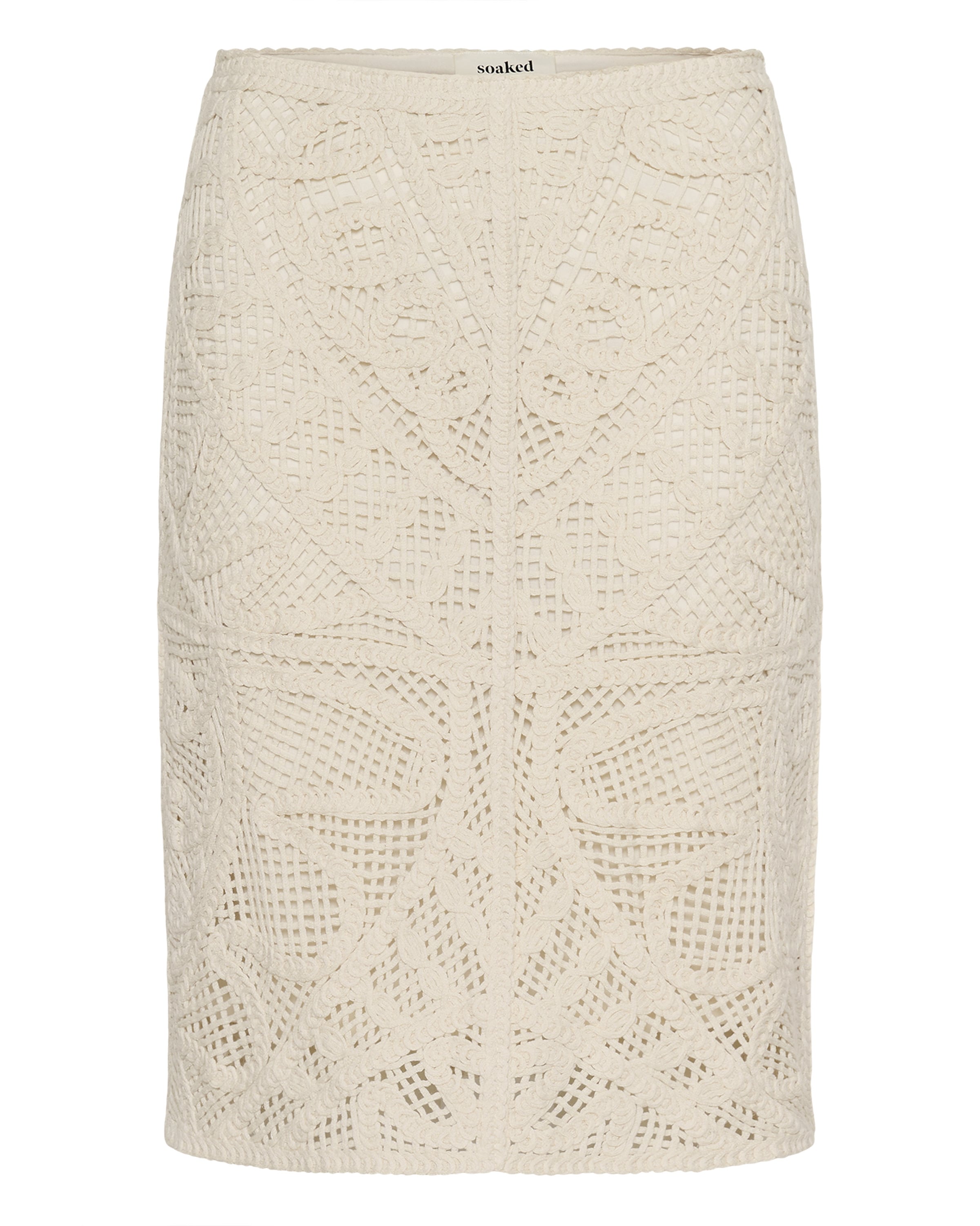 SOAKED IN LUXURY Nederdel 'SLAnamy' i beige: forside