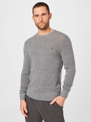 AllSaints Свитер 'Ivar' в Серый: спереди