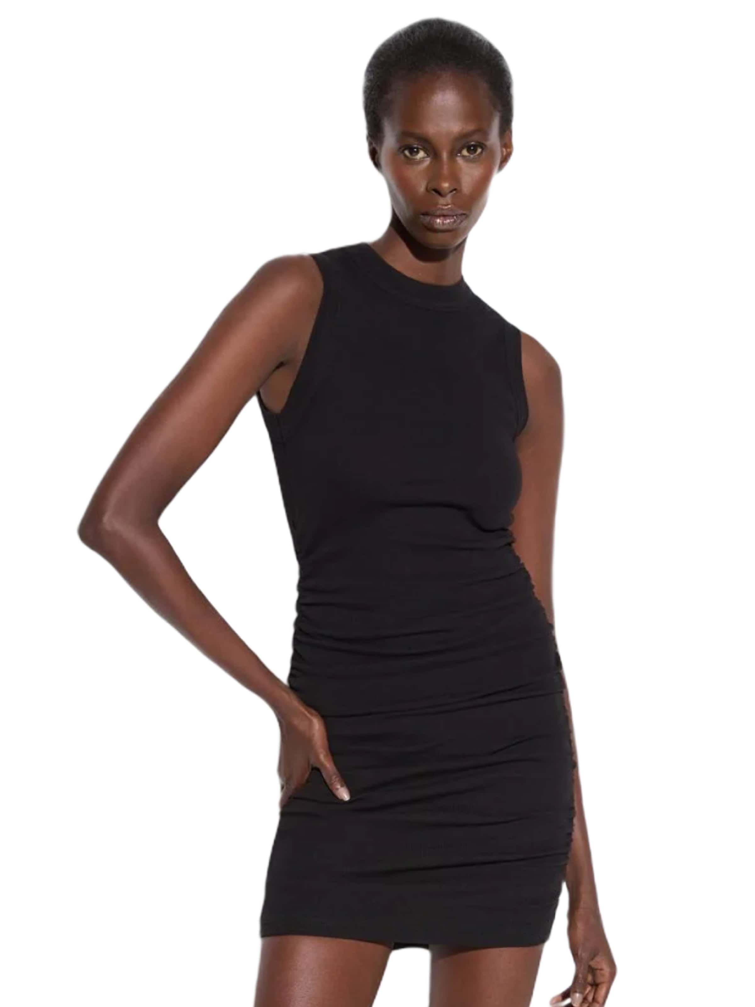 No Matter What Kleid in Schwarz: Vorderseite