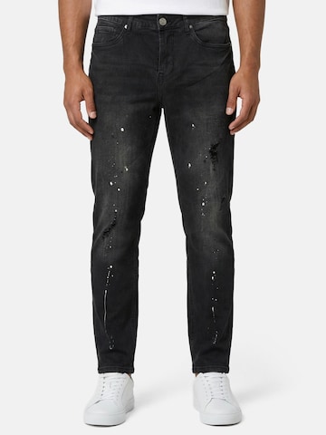 Tazzio Slimfit Jeans 'A110' i sort: forside