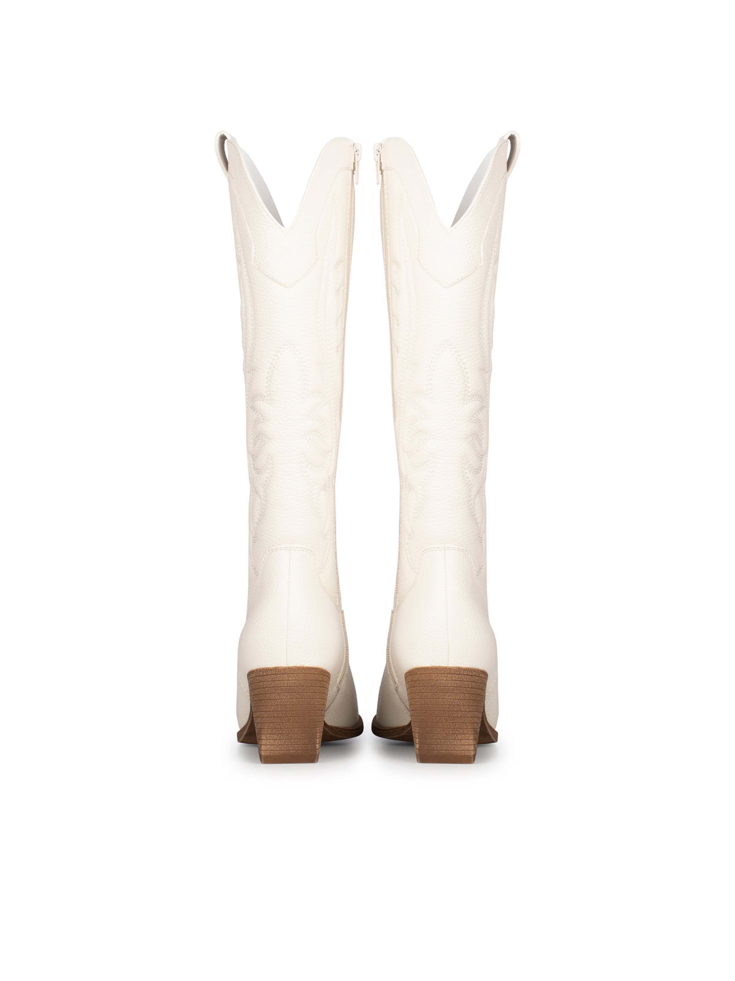 Bottes de cowboy 'Jill' POSH by Poelman en blanc