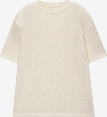 Pull&Bear Shirt in Wit: voorkant